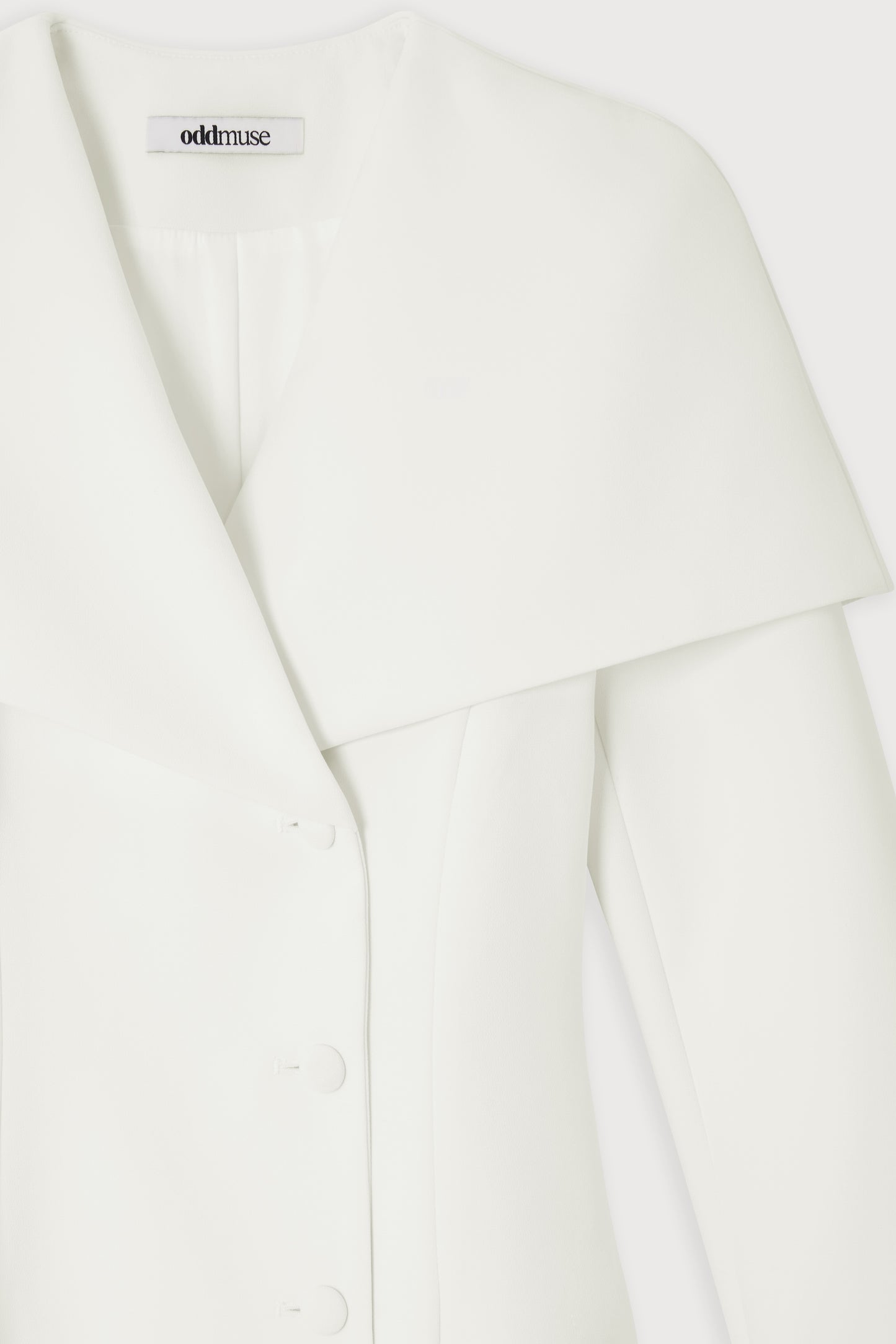 Statement Collar Midi Dress