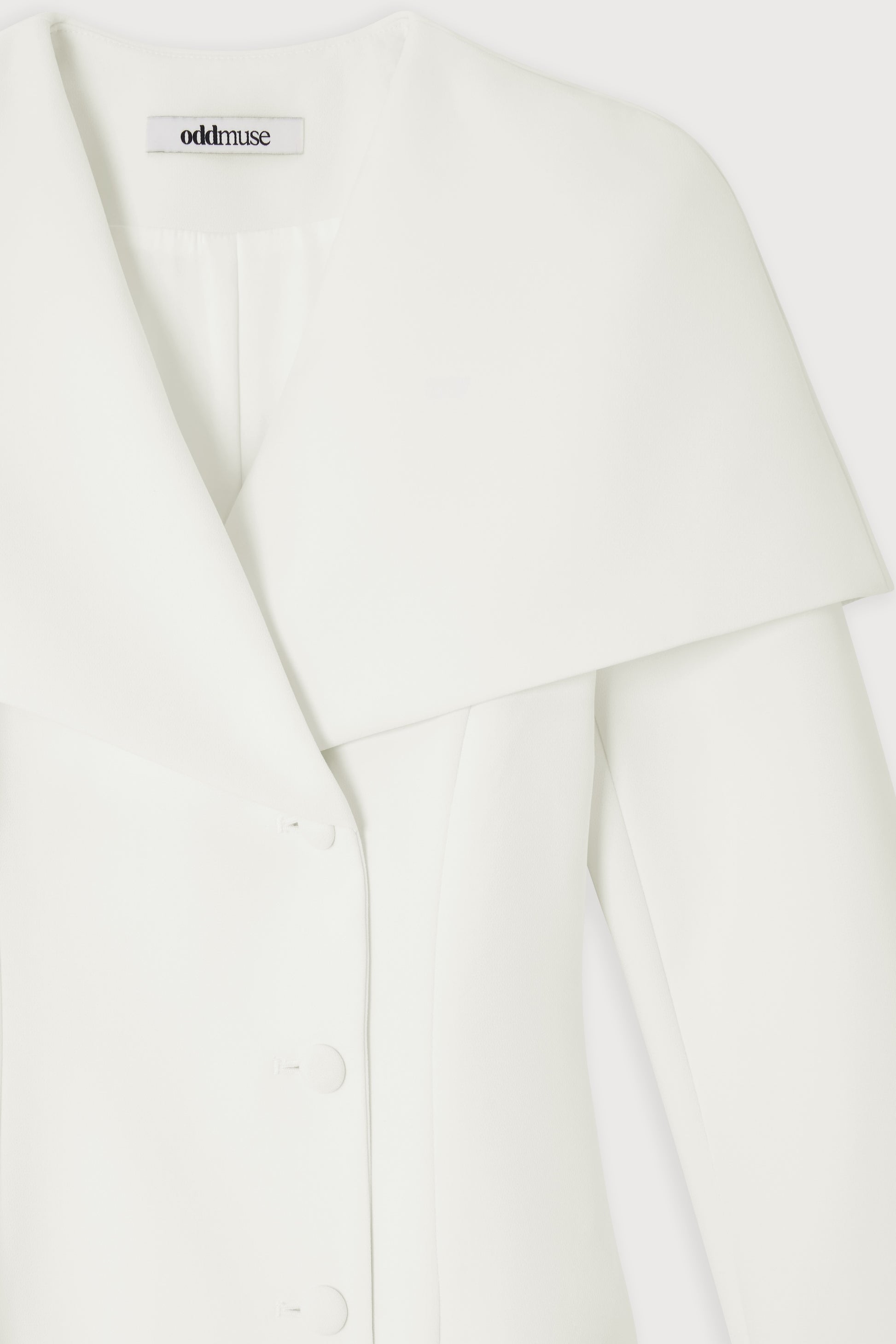 Statement Collar Midi Dress