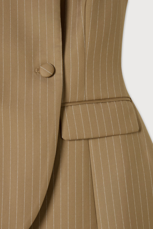 Tailored Sleeveless Blazer