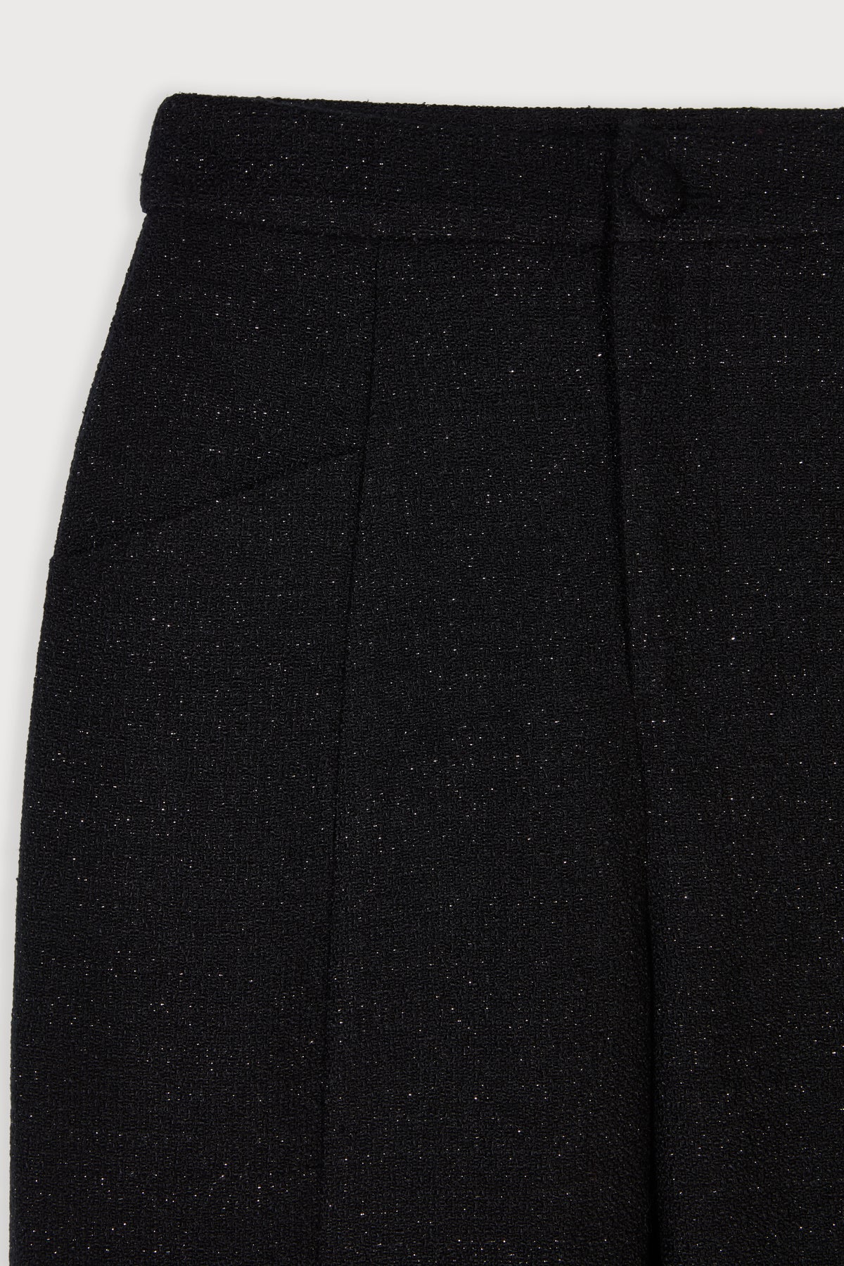 Tweed Slim Flare Trousers