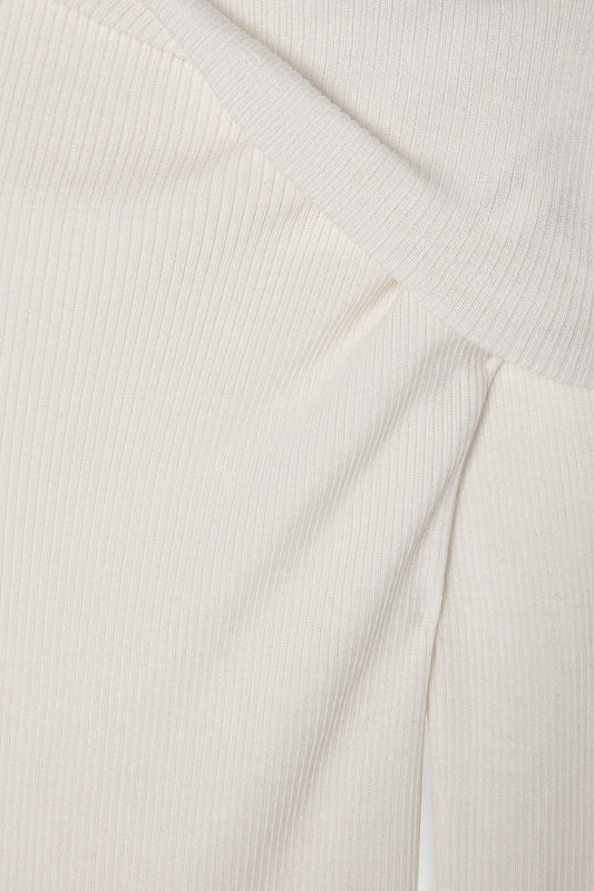 Wool Asymmetric Top