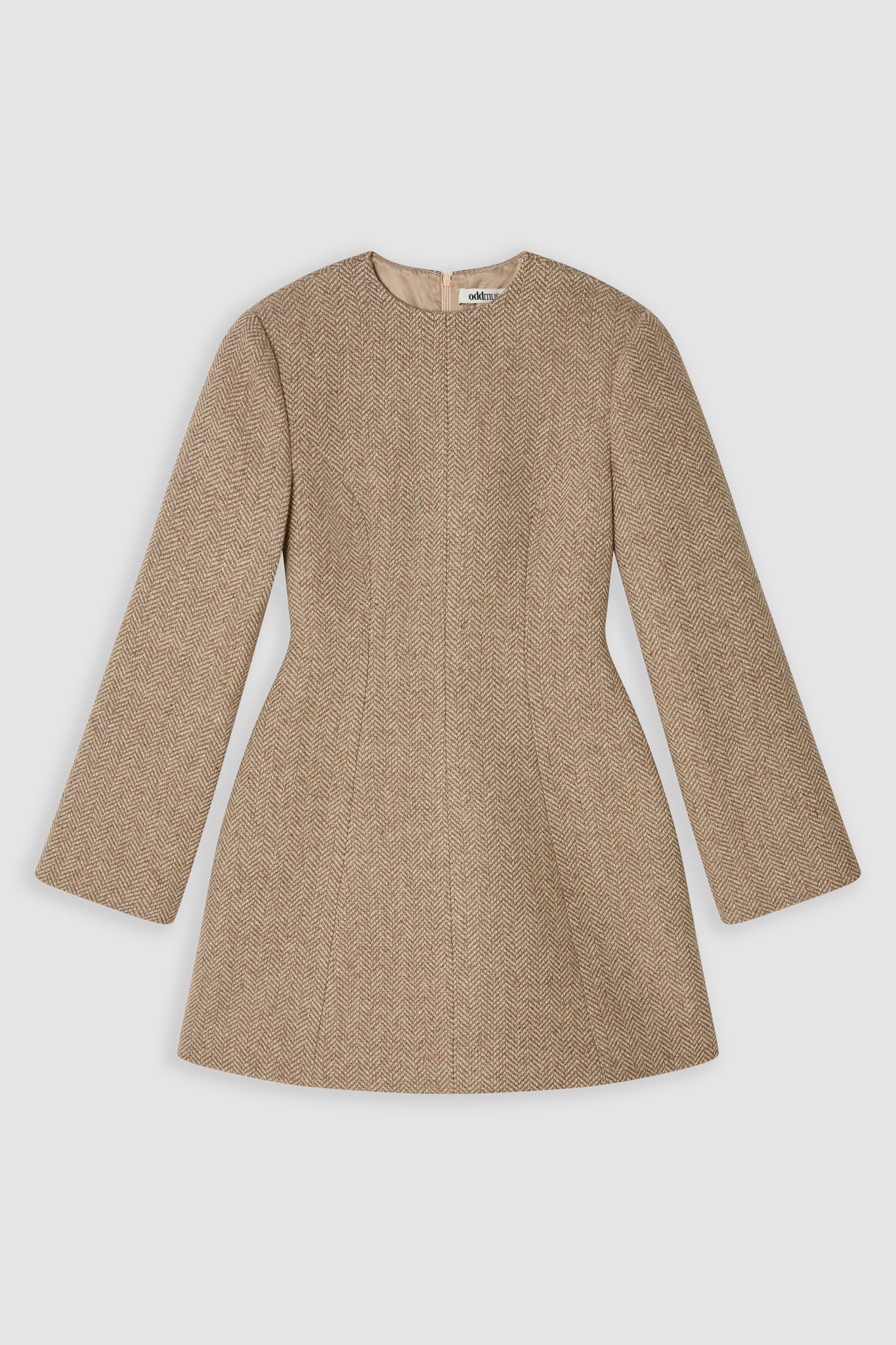 Wool Mix Mini Dress