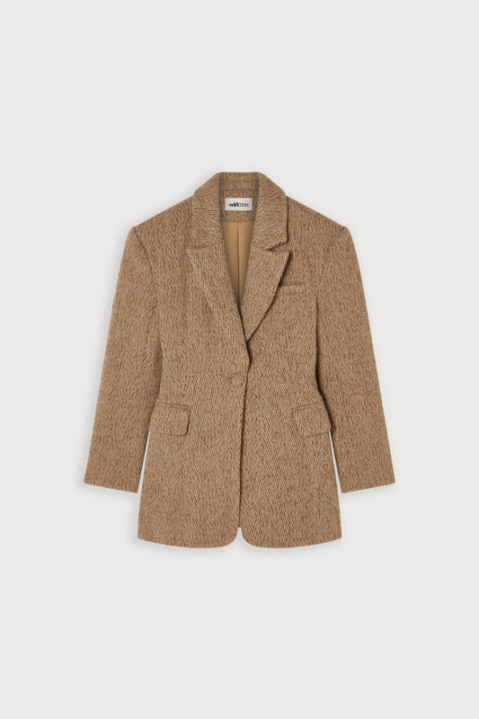 Wool Mix Tweed Blazer