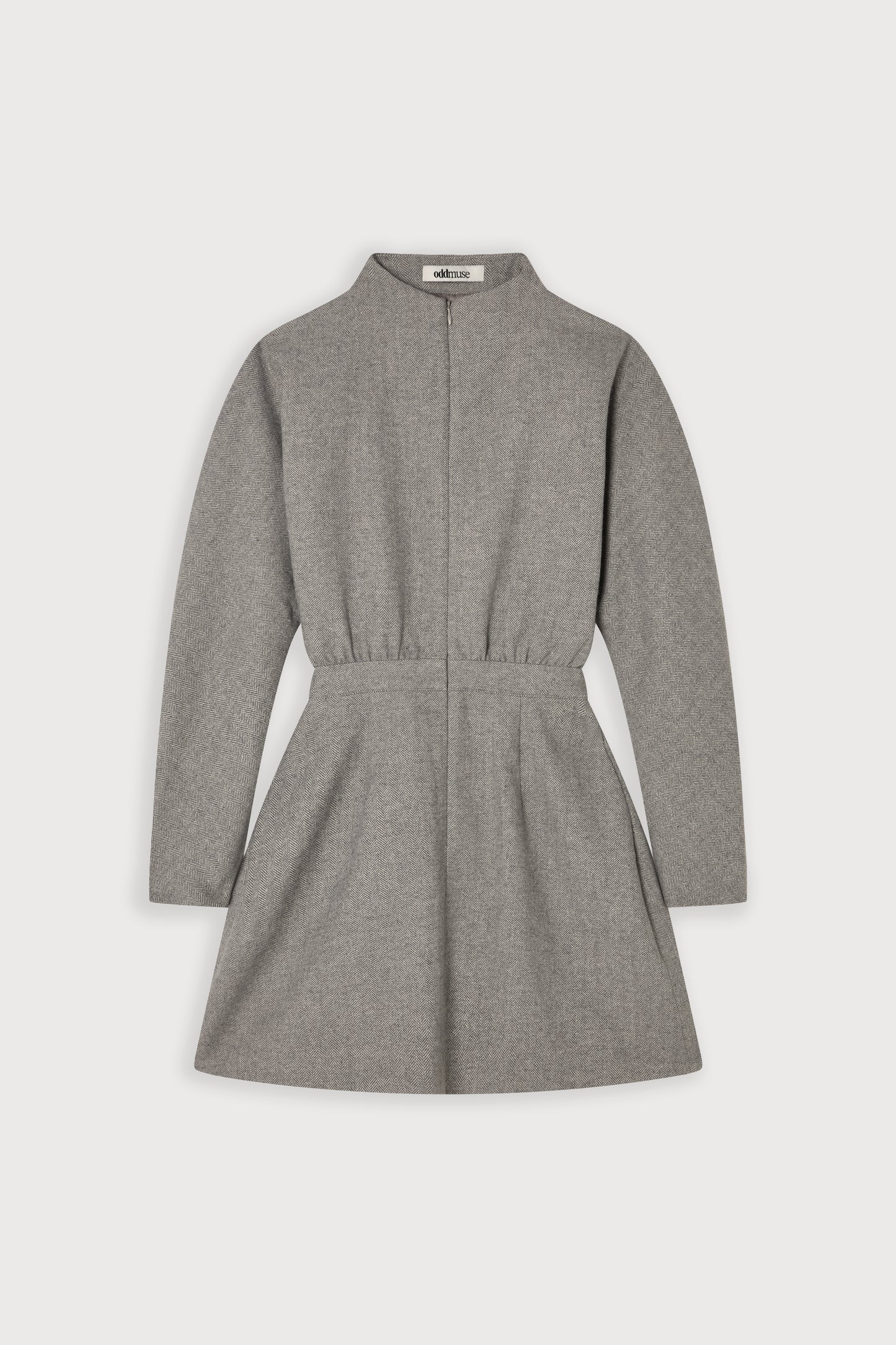 Wool Mix Tweed Dress
