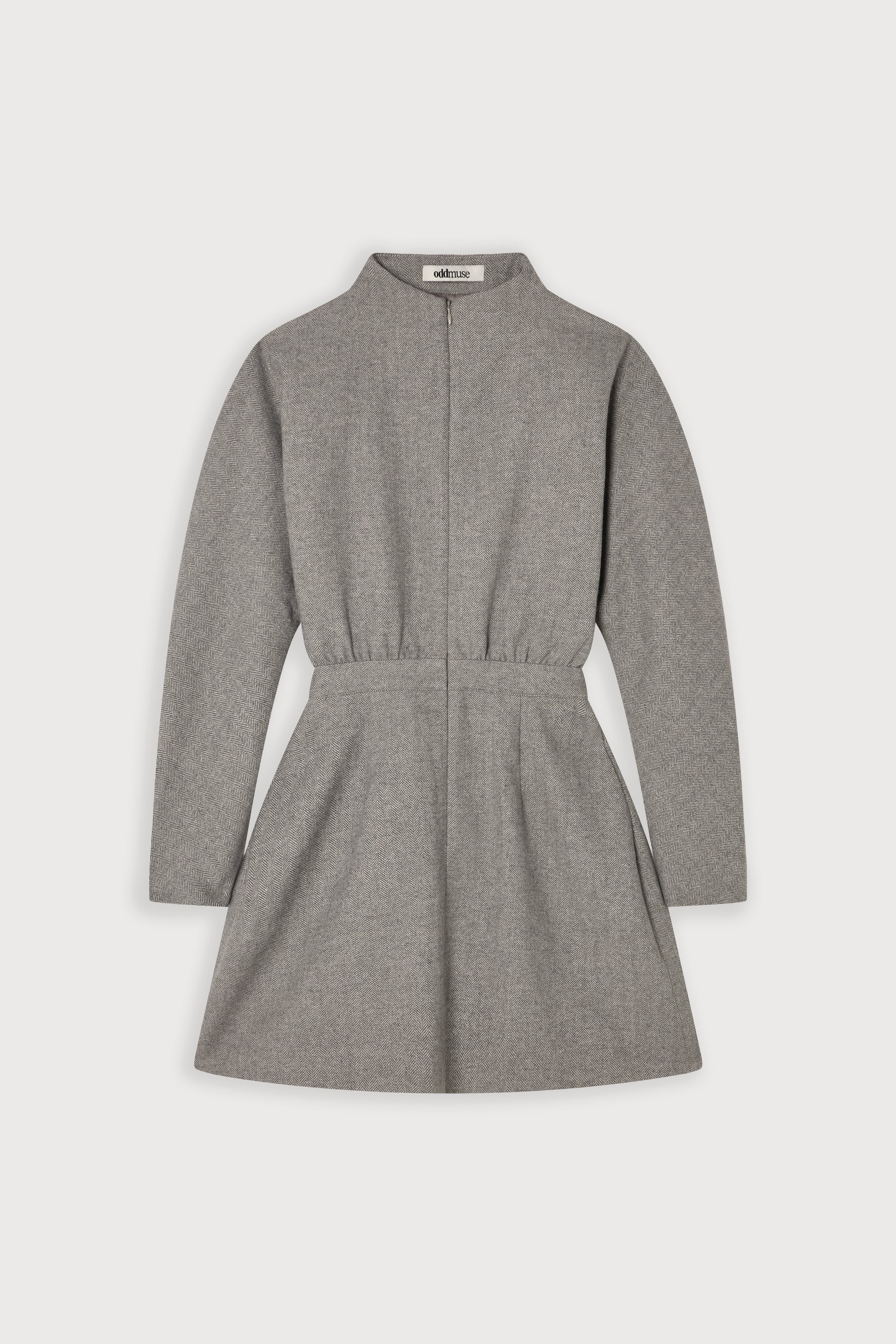 Wool Mix Tweed Dress