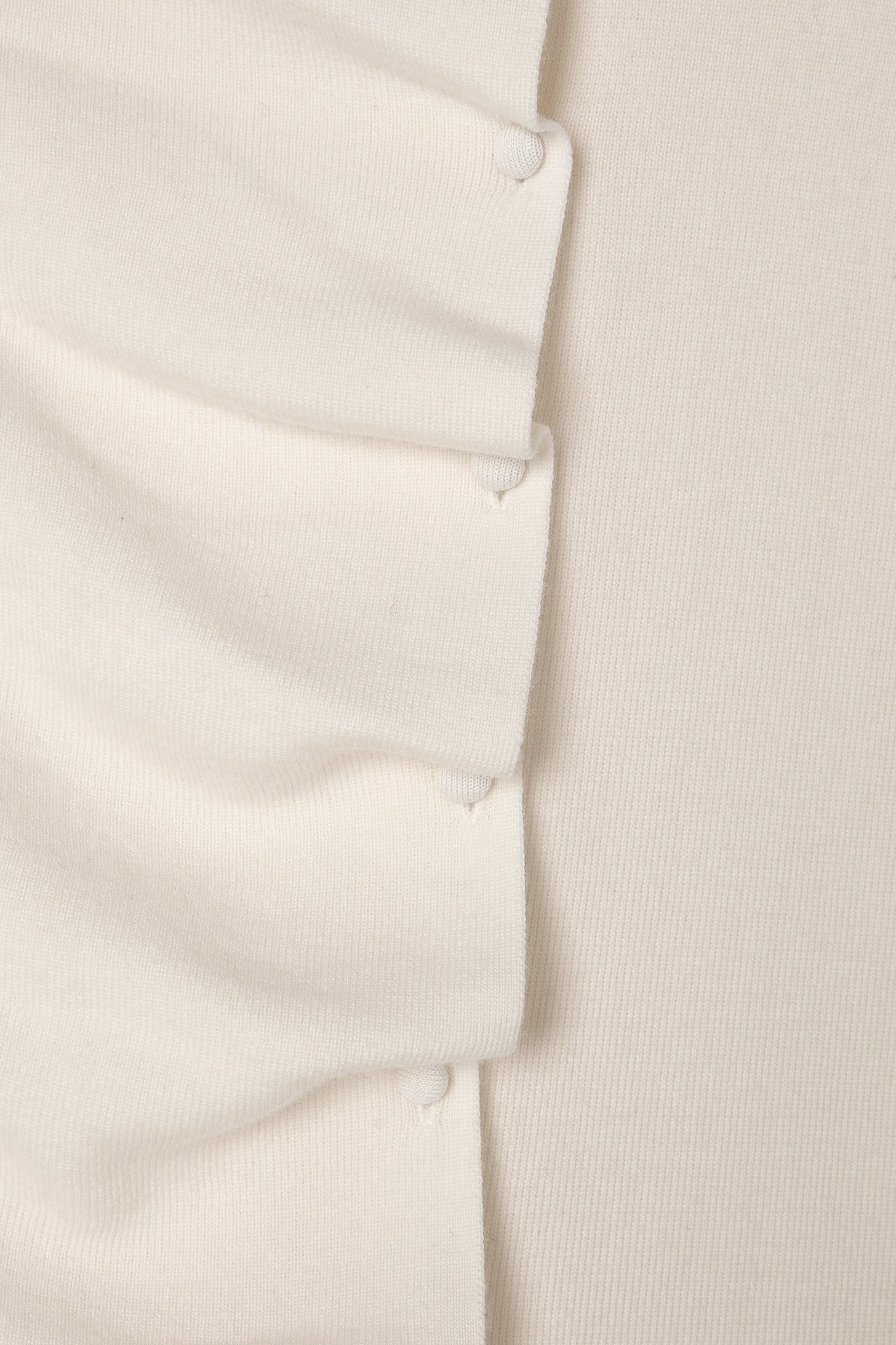 Wool Pleated Cap Sleeve Top