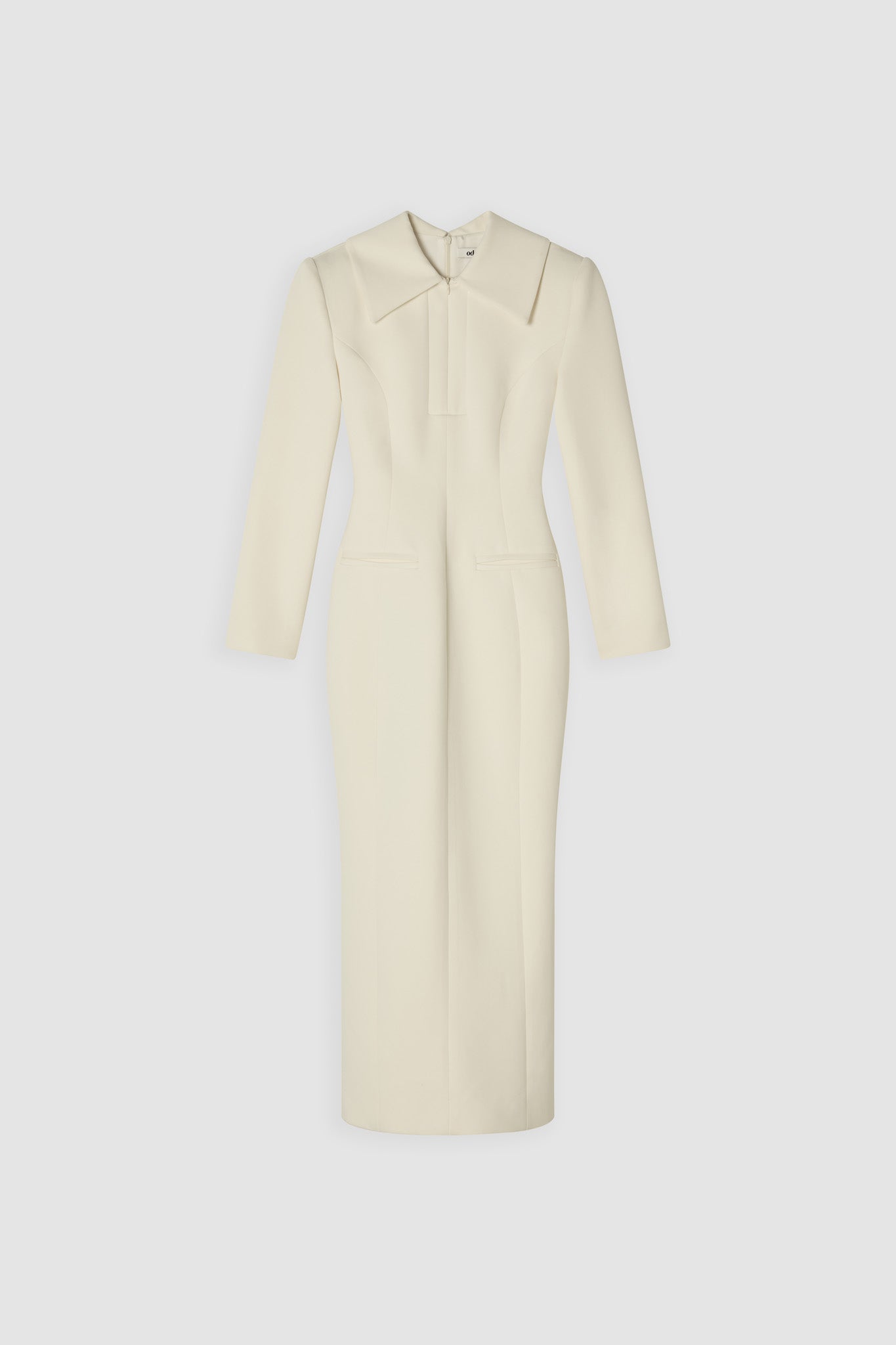Zip Detail Midi Dress