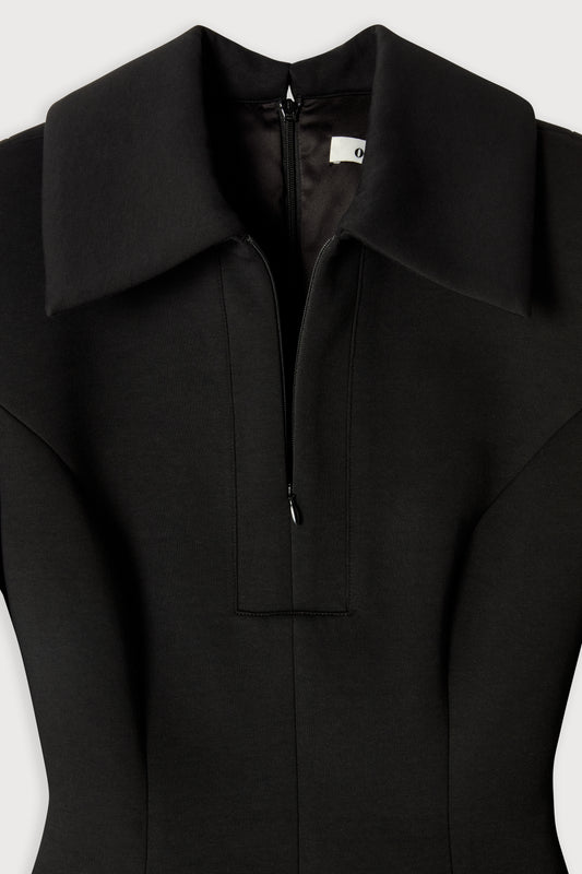 Zip Detail Mini Dress