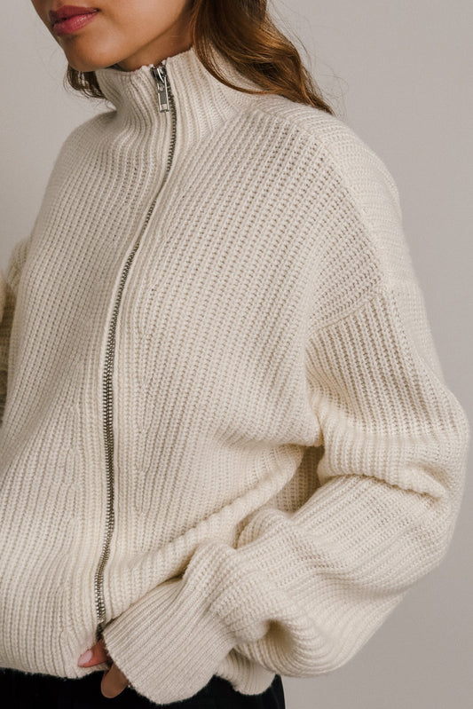 Wool Zip Jumper