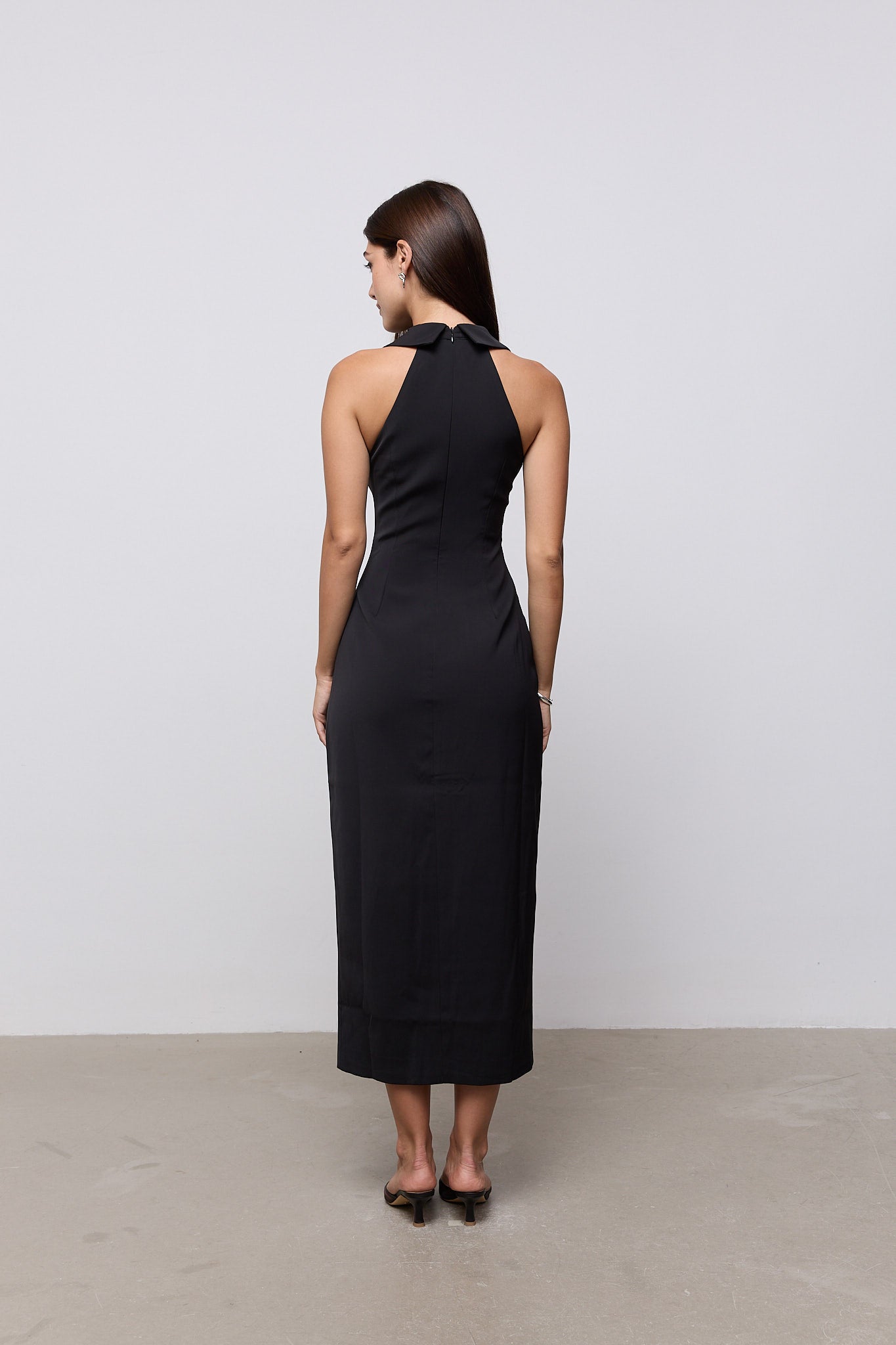 Collar Maxi Dress