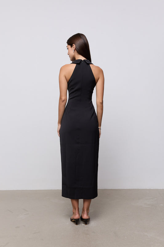 Collar Maxi Dress