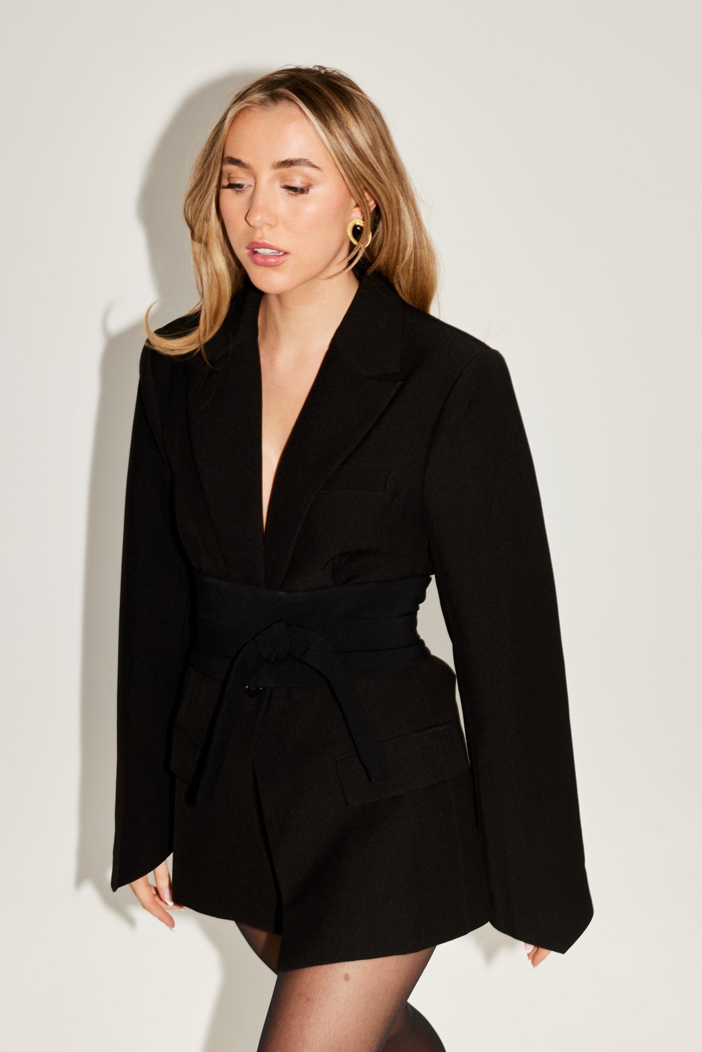 Belted Blazer