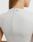 The Ultimate Muse Tweed Sleeveless Top | Grey