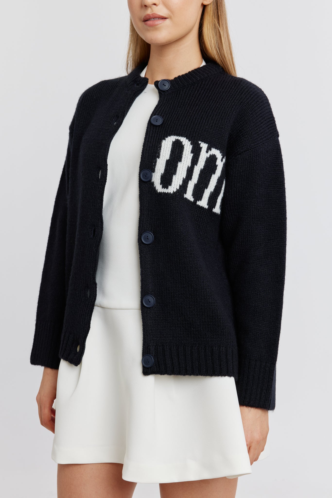 The Ultimate Muse Knitted Cardigan | Navy