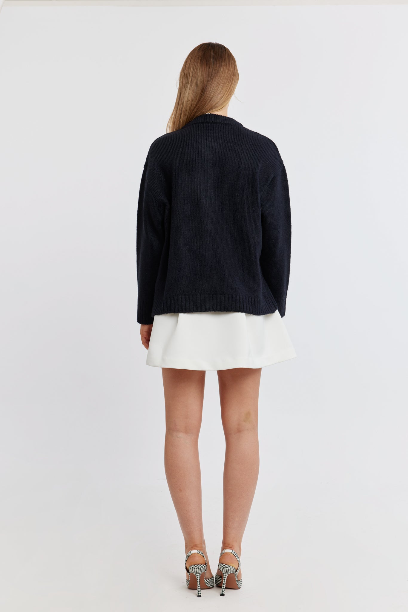 The Ultimate Muse Knitted Cardigan | Navy