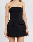 The Ultimate Muse Strapless Dress | Black