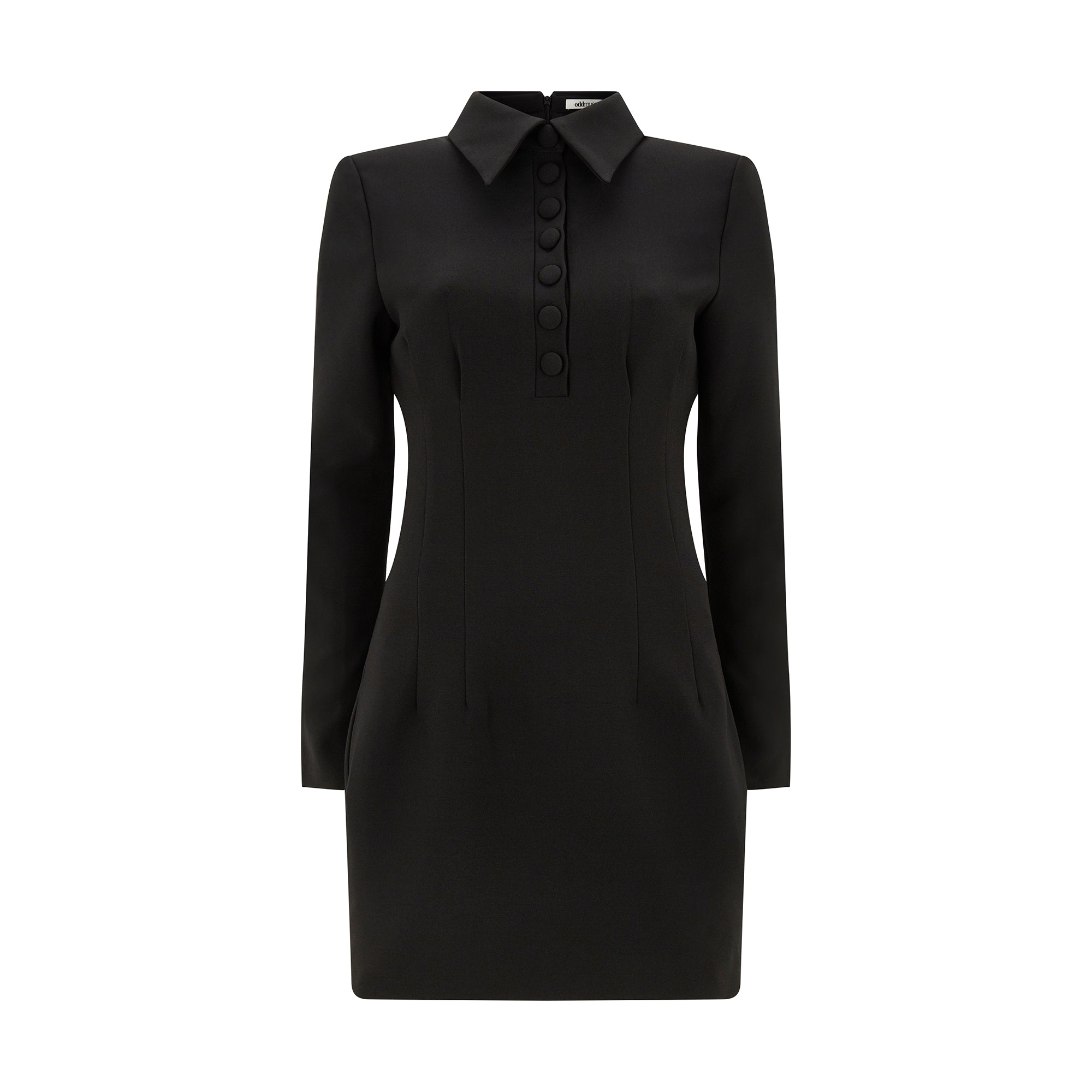 The Ultimate Muse Long Sleeve Collared Mini Dress