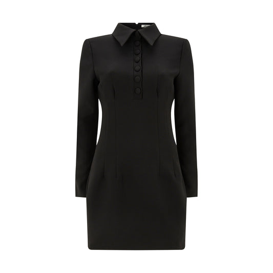 Collared Long Sleeve Mini Dress