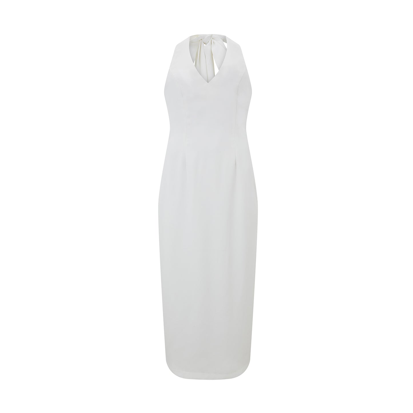 V-Neck Midi Dress