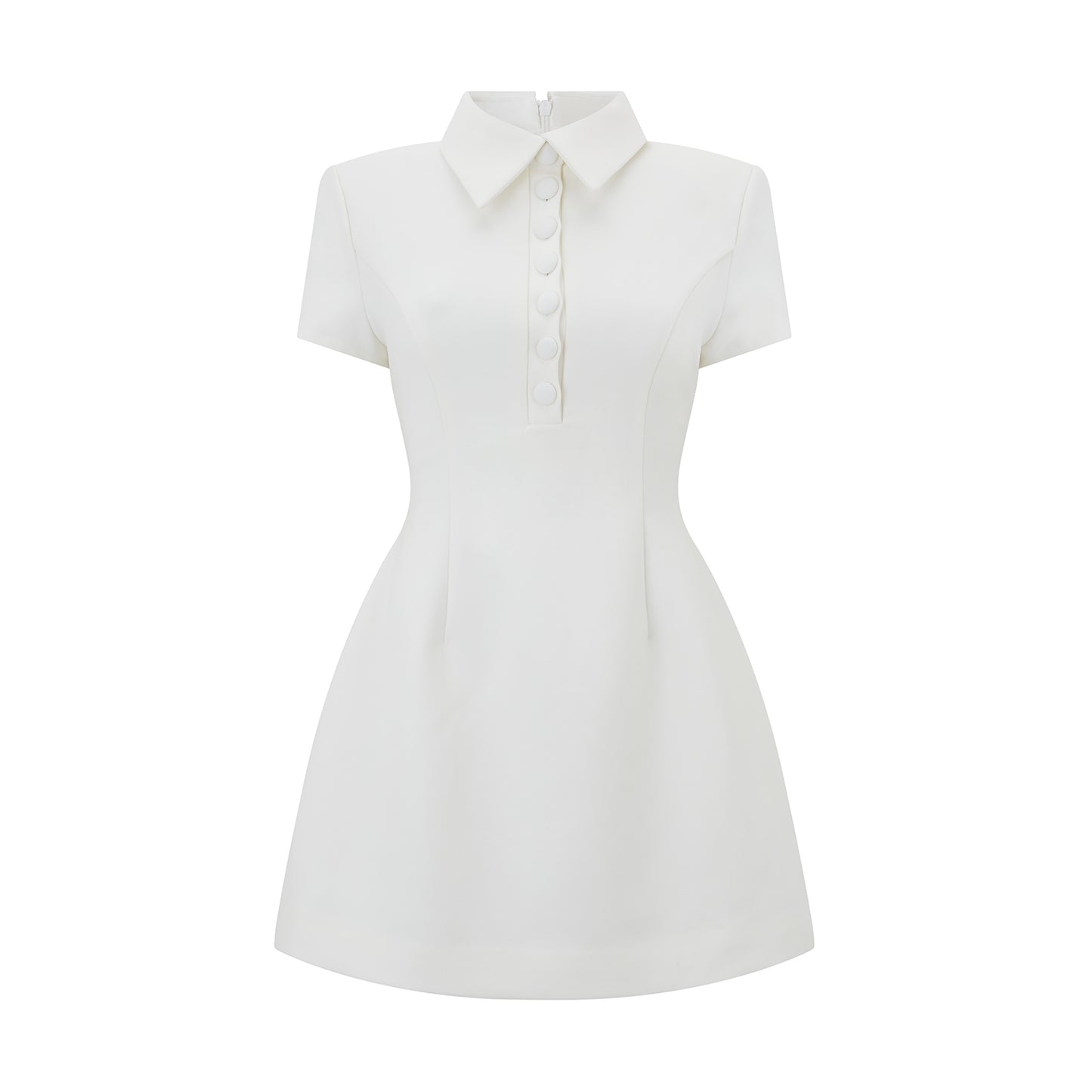 Collared Volume Mini Dress