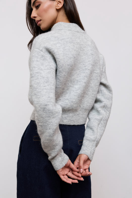 Mohair Button Cardigan