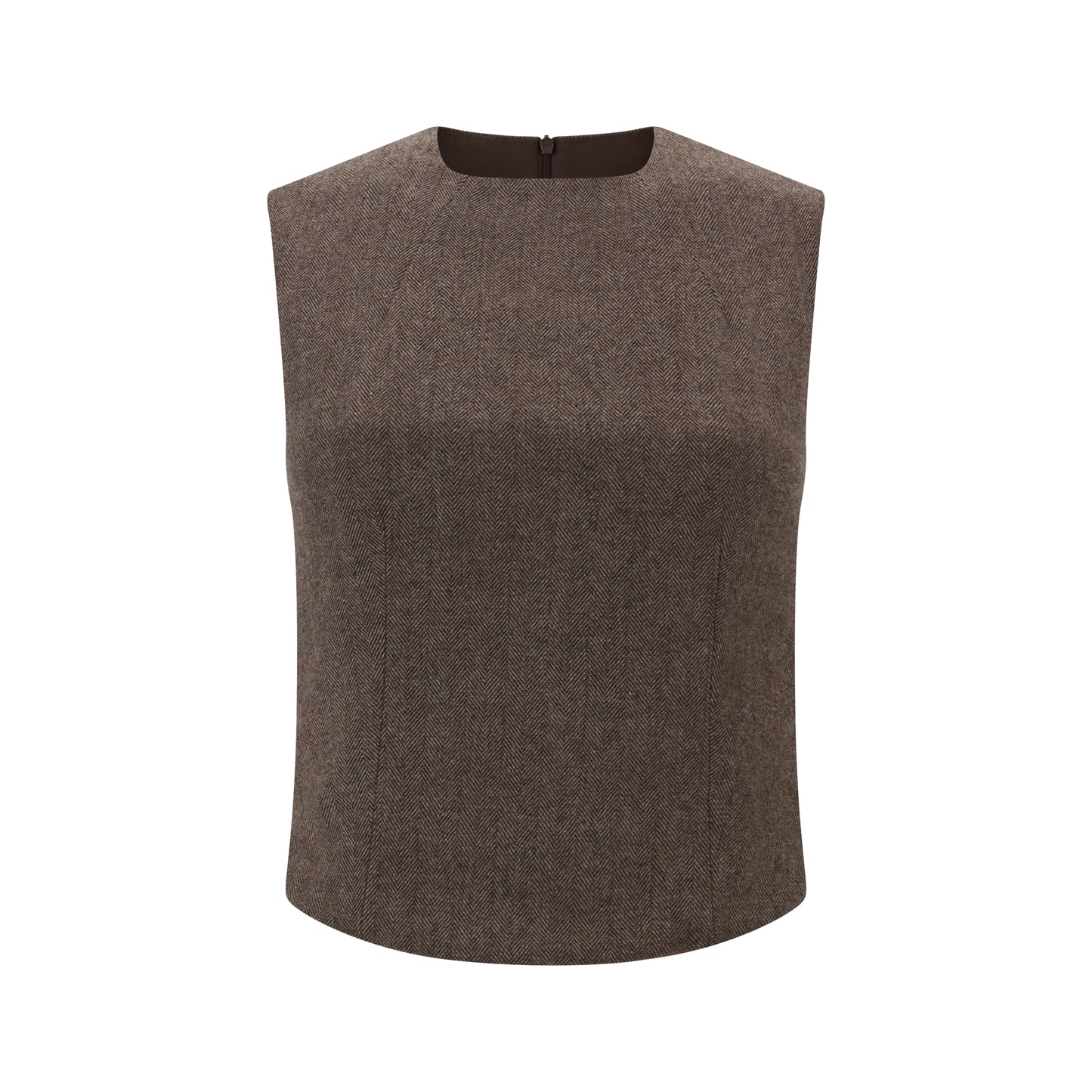 Herringbone Sleeveless Top