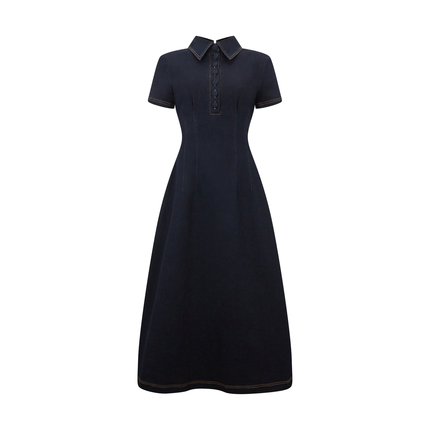 Collared Midi Dress