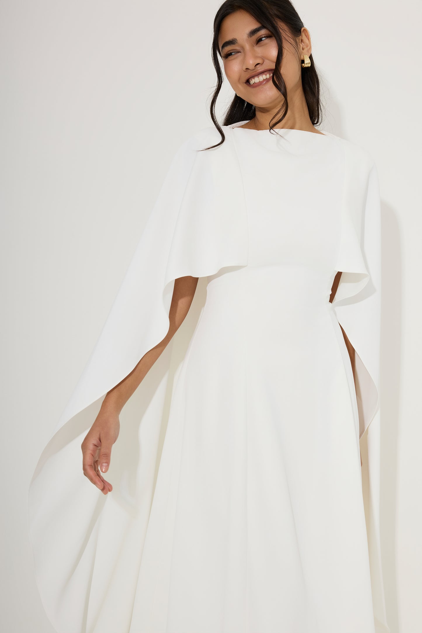 Cape Midi Dress – Odd Muse