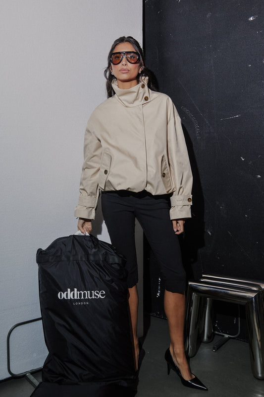 Oversized Cotton Mix Jacket