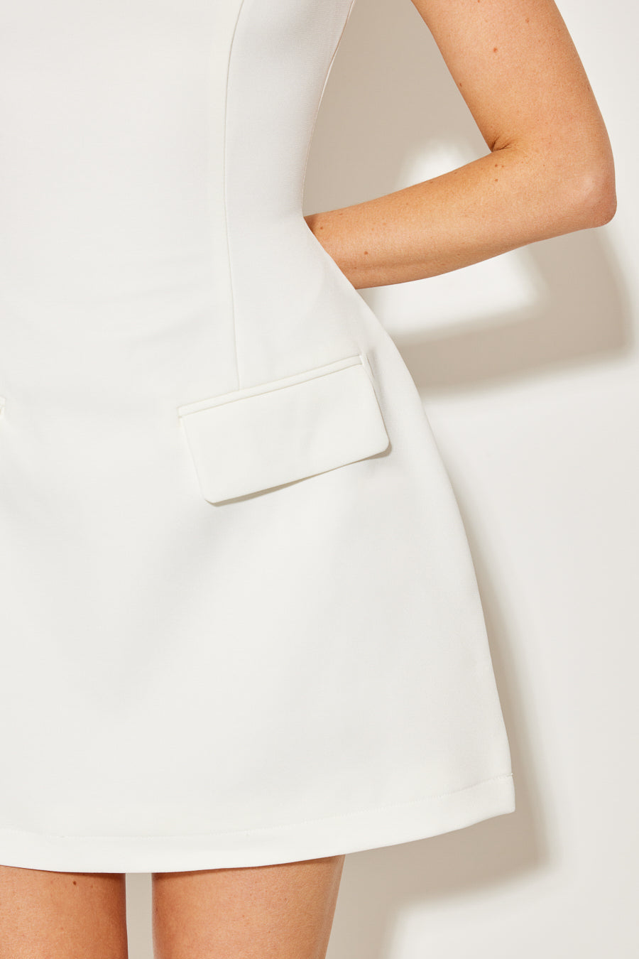 Cap Sleeve Mini Dress - Second View