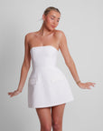 The Ultimate Muse Strapless Dress | White