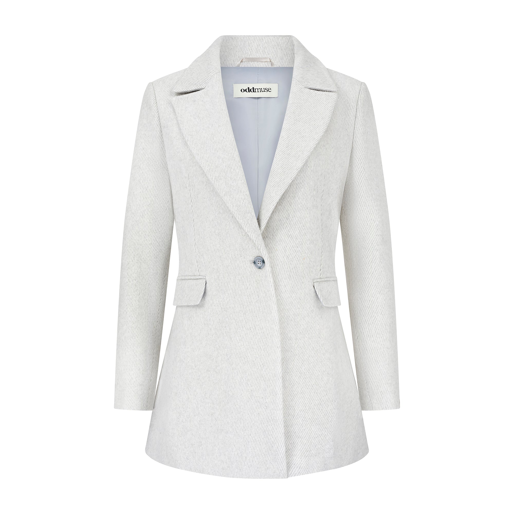 The Ultimate Muse Tweed Blazer | Grey