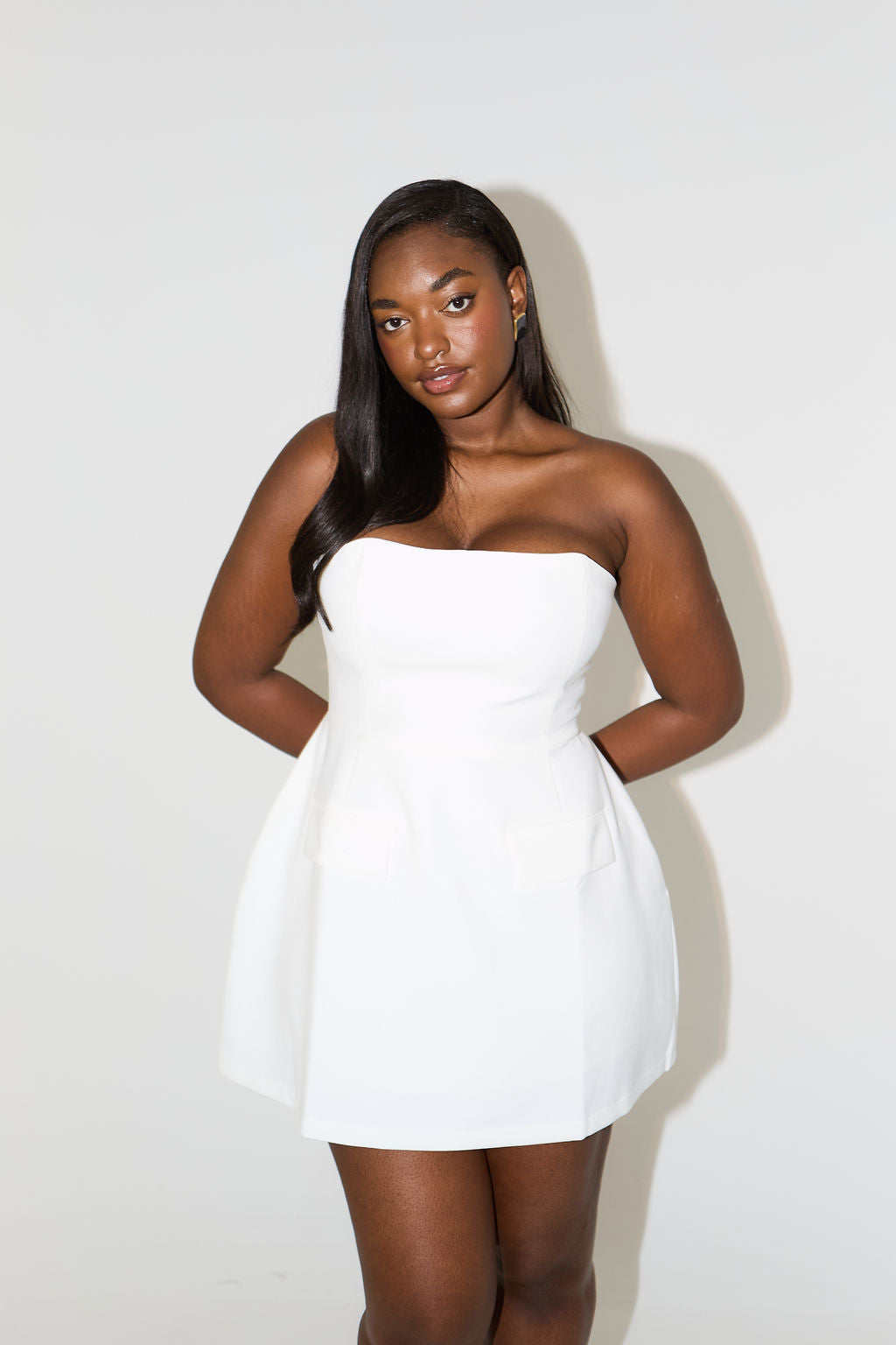 The Ultimate Muse Strapless Dress | White
