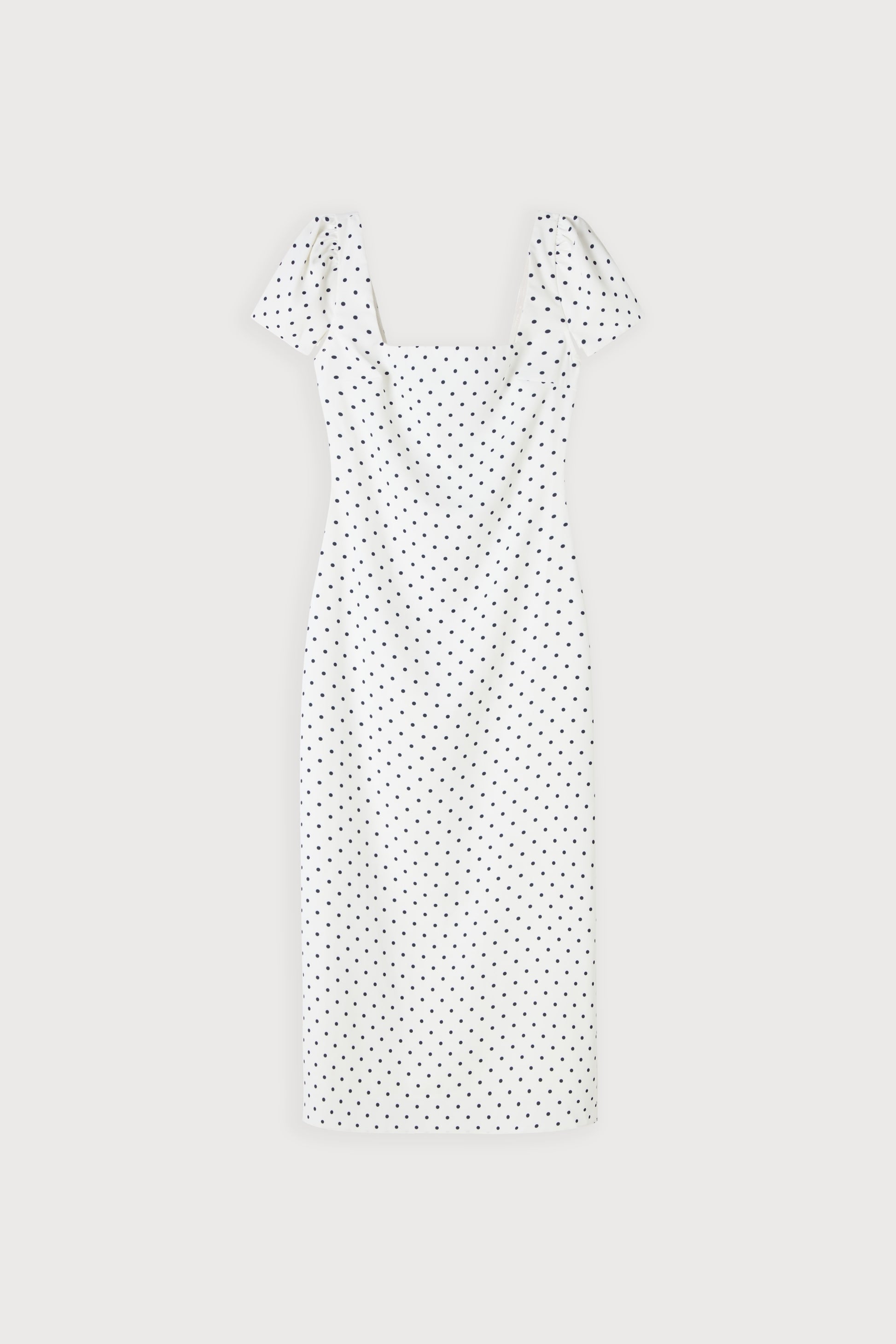 Square Neck Slip Midi Dress