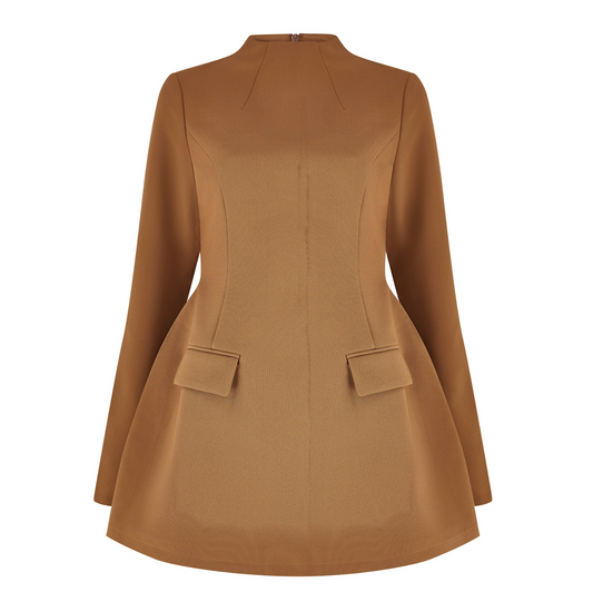 Split Sleeve Mini Dress