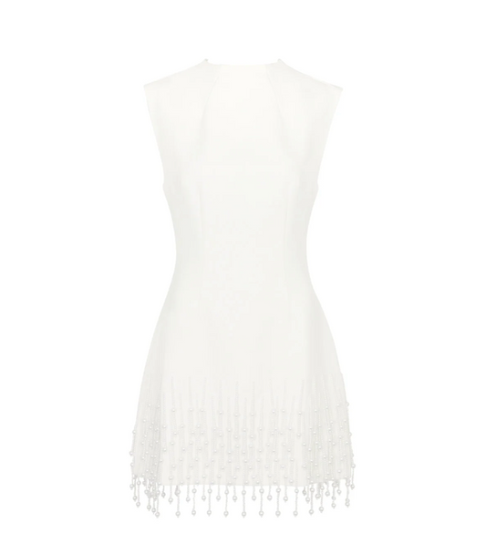 Sleeveless Pearl Drop Dress