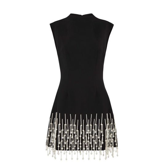 Sleeveless Pearl Drop Dress