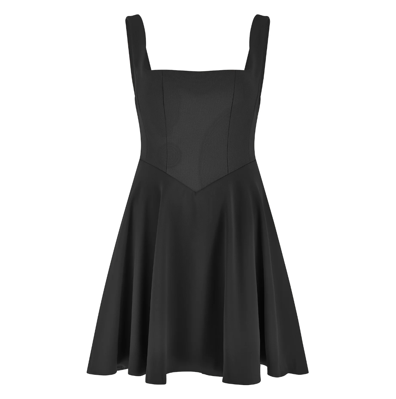 The Ultimate Muse High Waist Square Neck Mini Dress