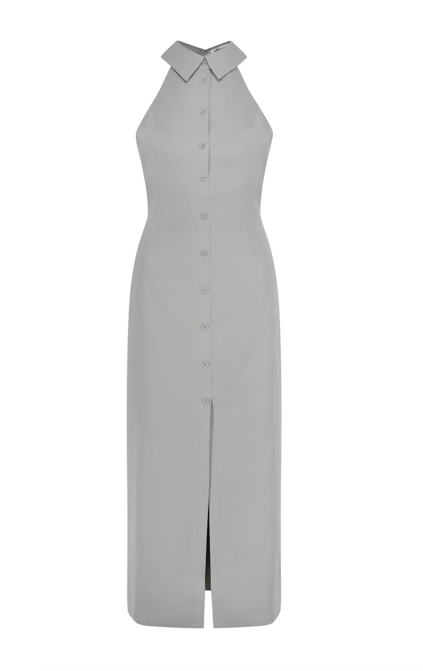 Collar Maxi Dress