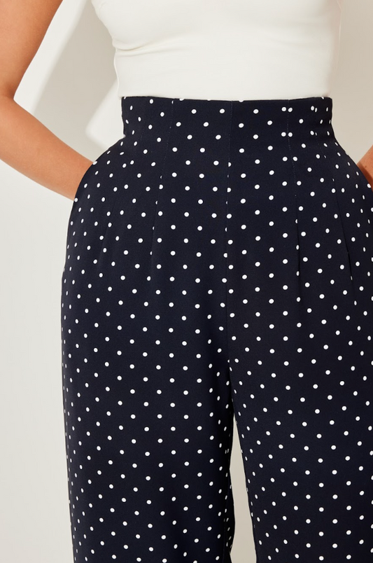 Polka Dot Wide Legs