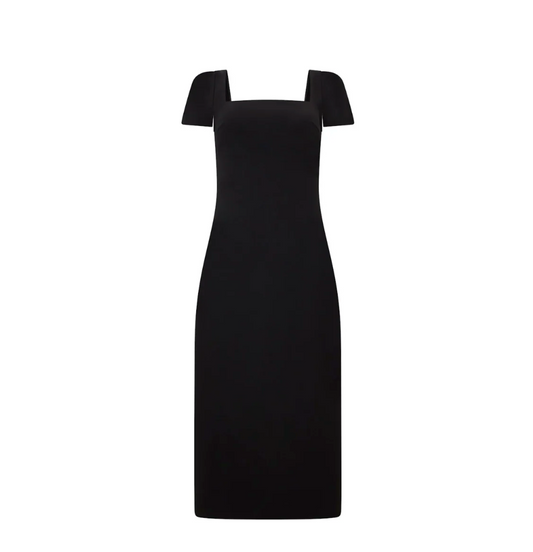 Square Neck Slip Midi Dress