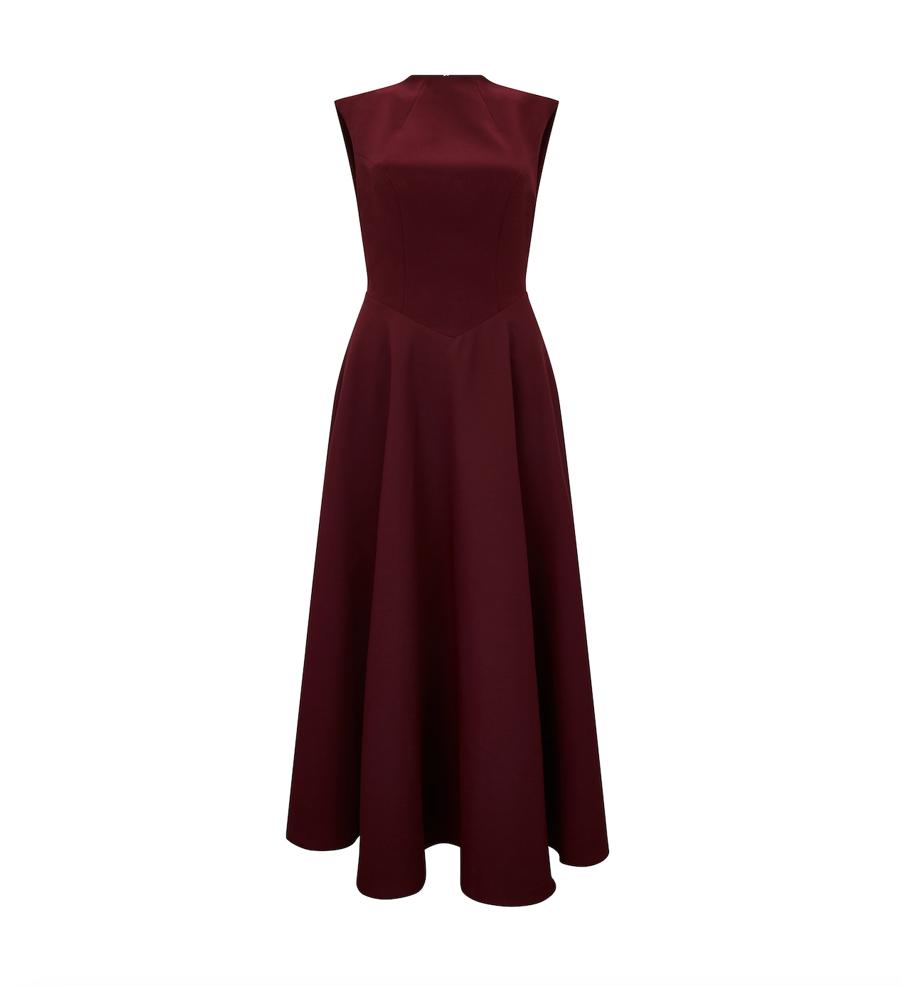 High Waist Midi Dress