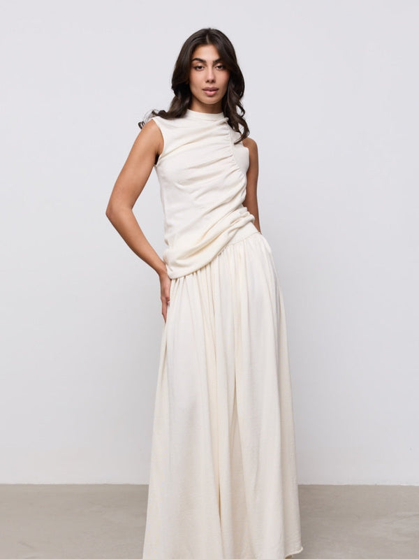 Sheer Knitted Maxi Skirt