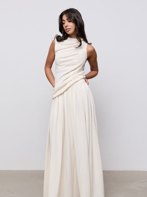 Sheer Knitted Maxi Skirt