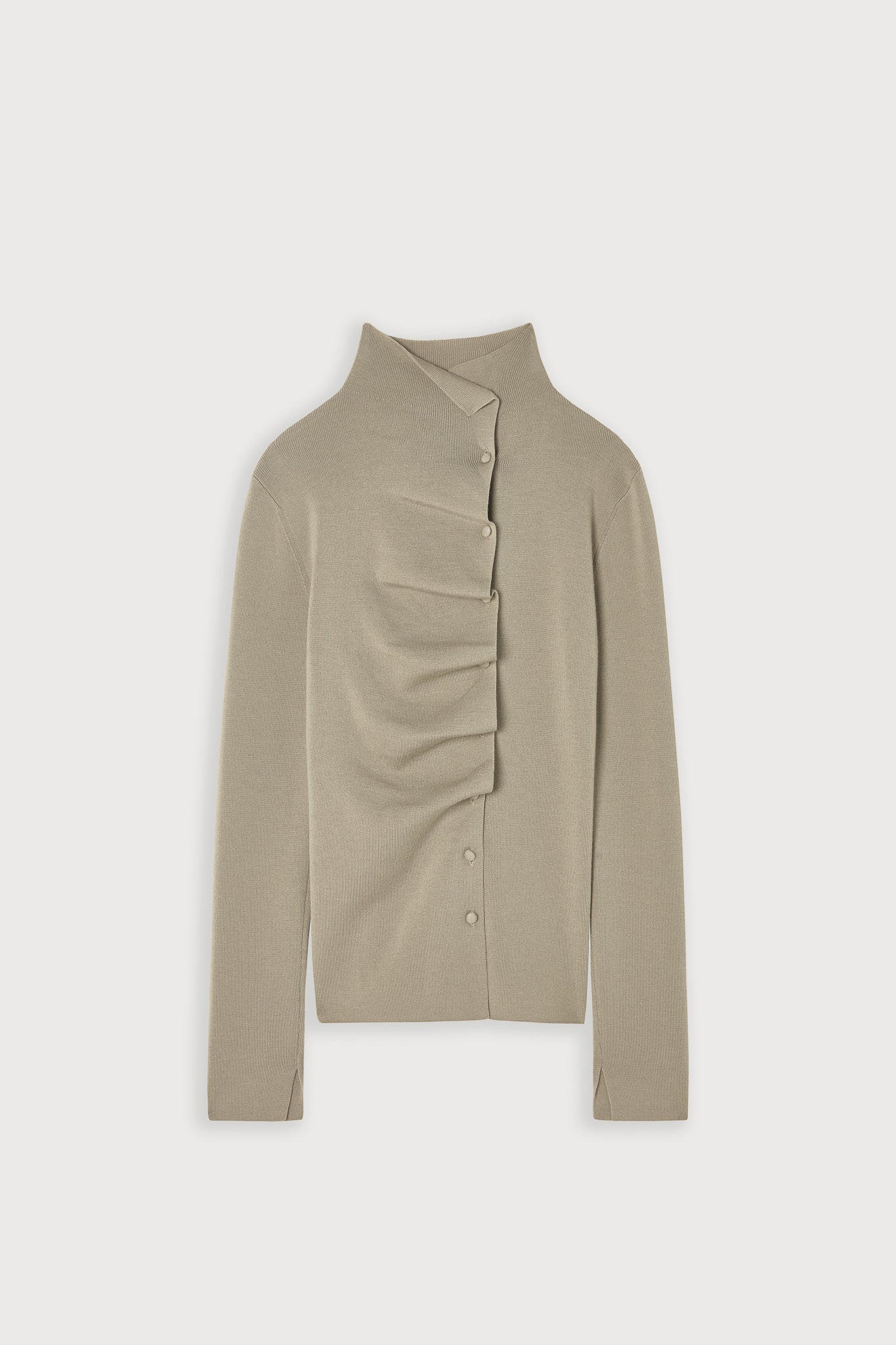 Wool Pleated Top