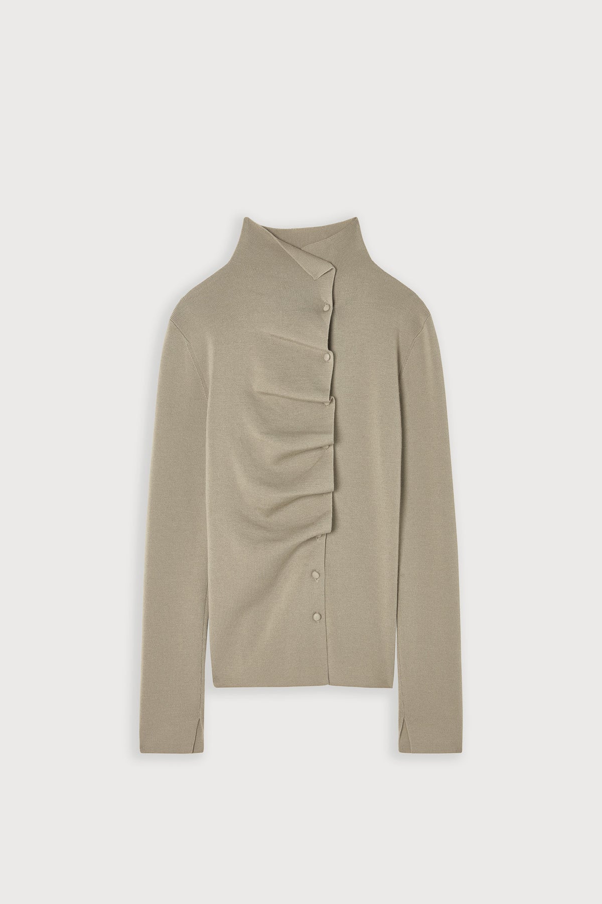 Wool Pleated Top