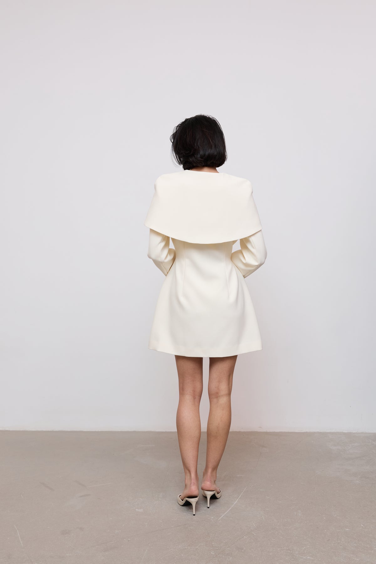 Statement Collar Mini Dress
