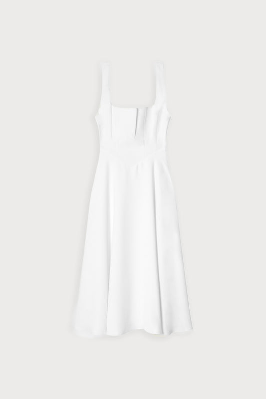 Square Neck Midi Dress