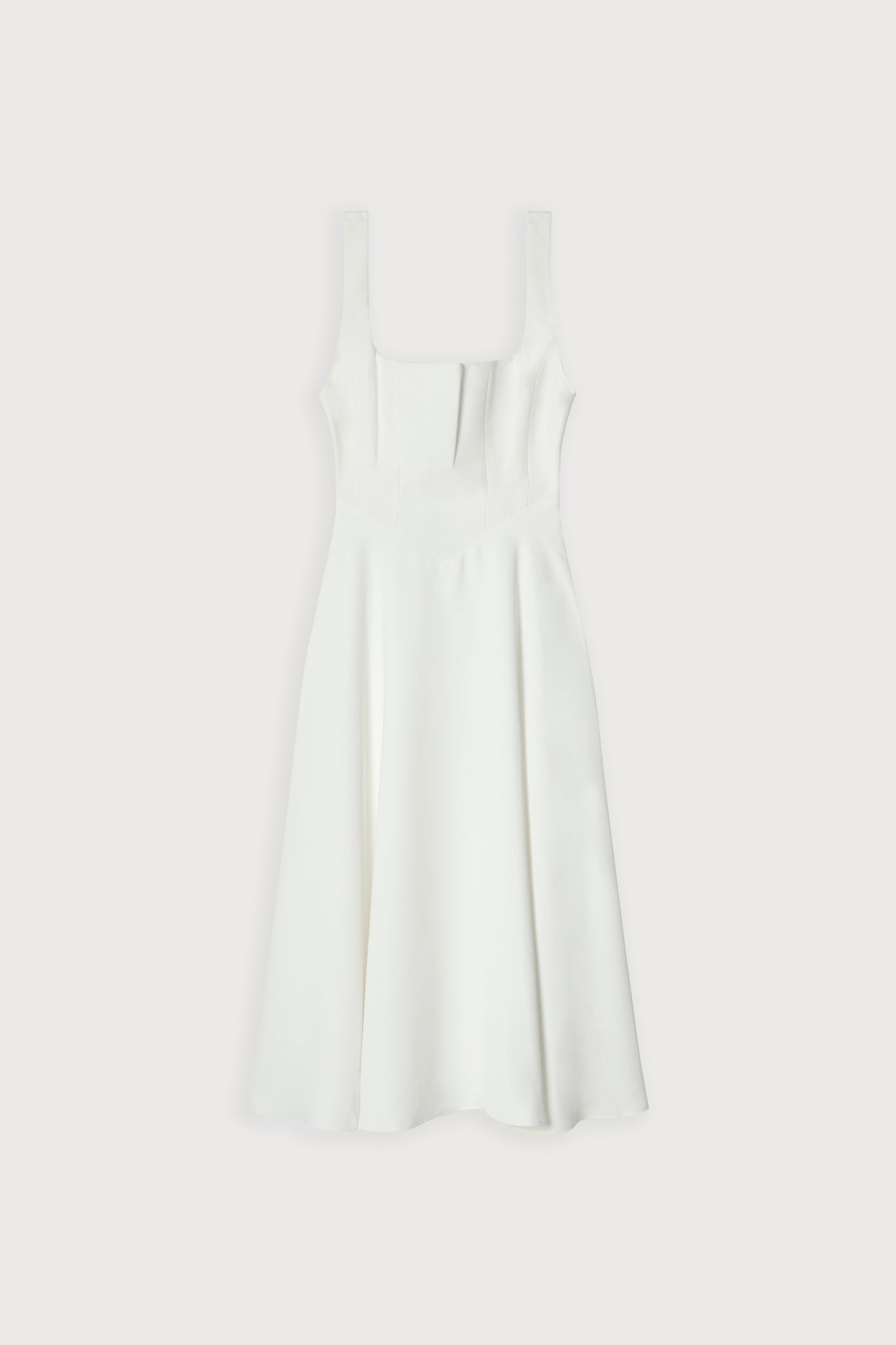 Square Neck Midi Dress