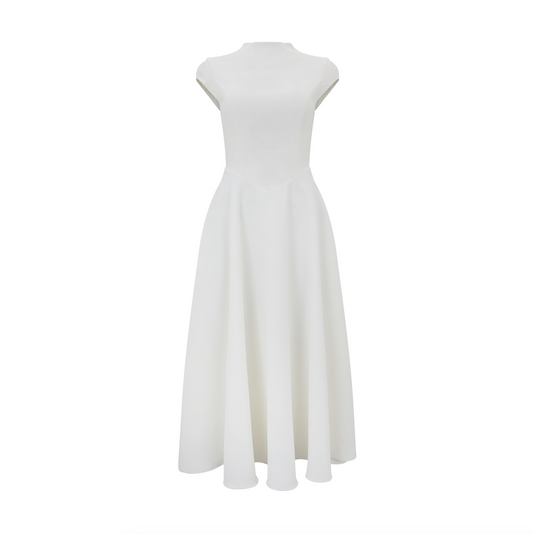 Cap Sleeve Midi Dress